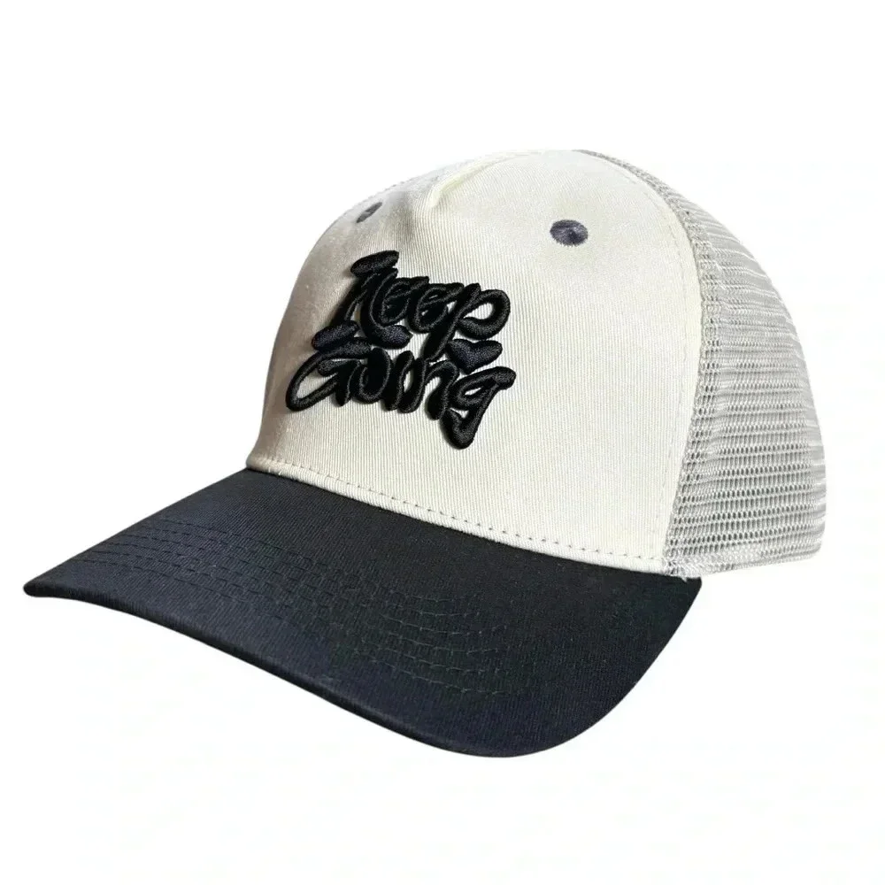 Beautiful Bastard Keep Going SnapBack Hat (w/ Raised Embroidered Type)
